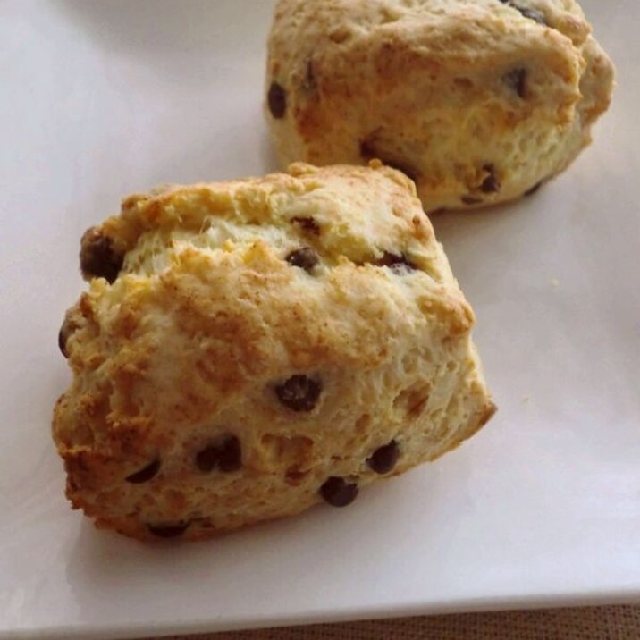 全粒粉のチョコスコーン レシピ 作り方 By Fish On 楽天レシピ